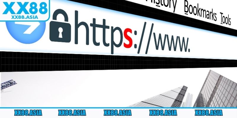 Vào fanpage chính thức của nhà cái để lấy link